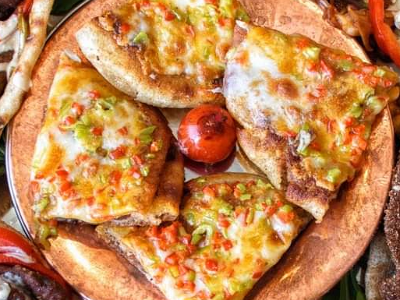 Hawawshi With Pizza Topping
