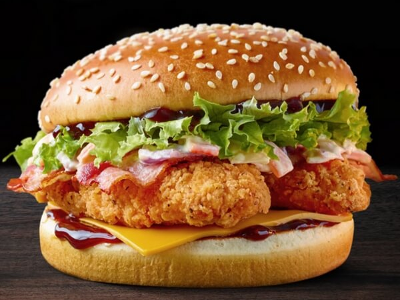 Chicken BBQ Burger Sandwich