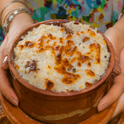 Oven Baked Rice With Meat Casserole
