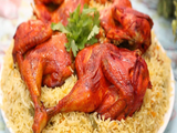 Half Chicken Mandi With Biryani Rice