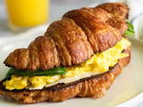 Eggs & Rocca in Full Grain Croissant