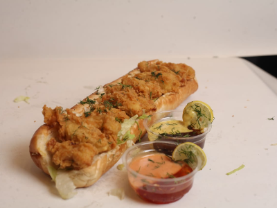 Fish Fillet Sandwich With Fries