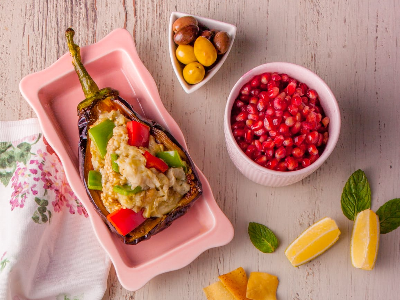 Raheb El Gabal With Bell Pepper And Onion