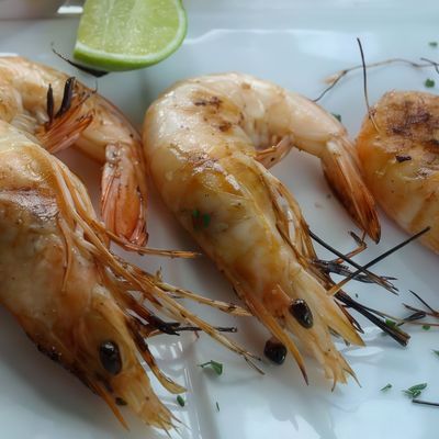 Grilled Shrimp With Peel