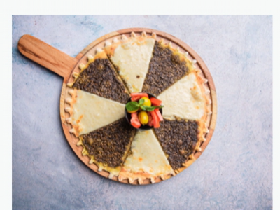 Oven Baked Thyme With Cheese Manoucheh