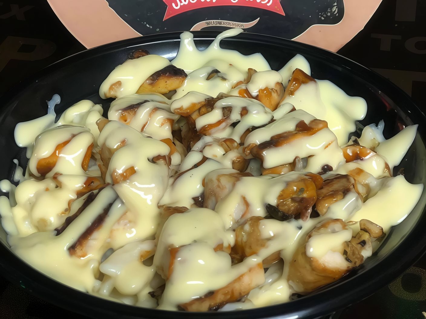 Chicken With Mushroom Pasta Platter