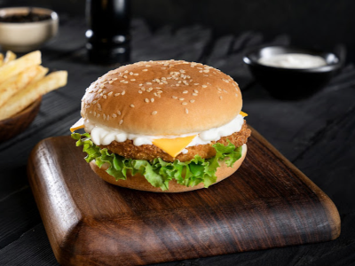 Cheese Chicken Burger Sandwich