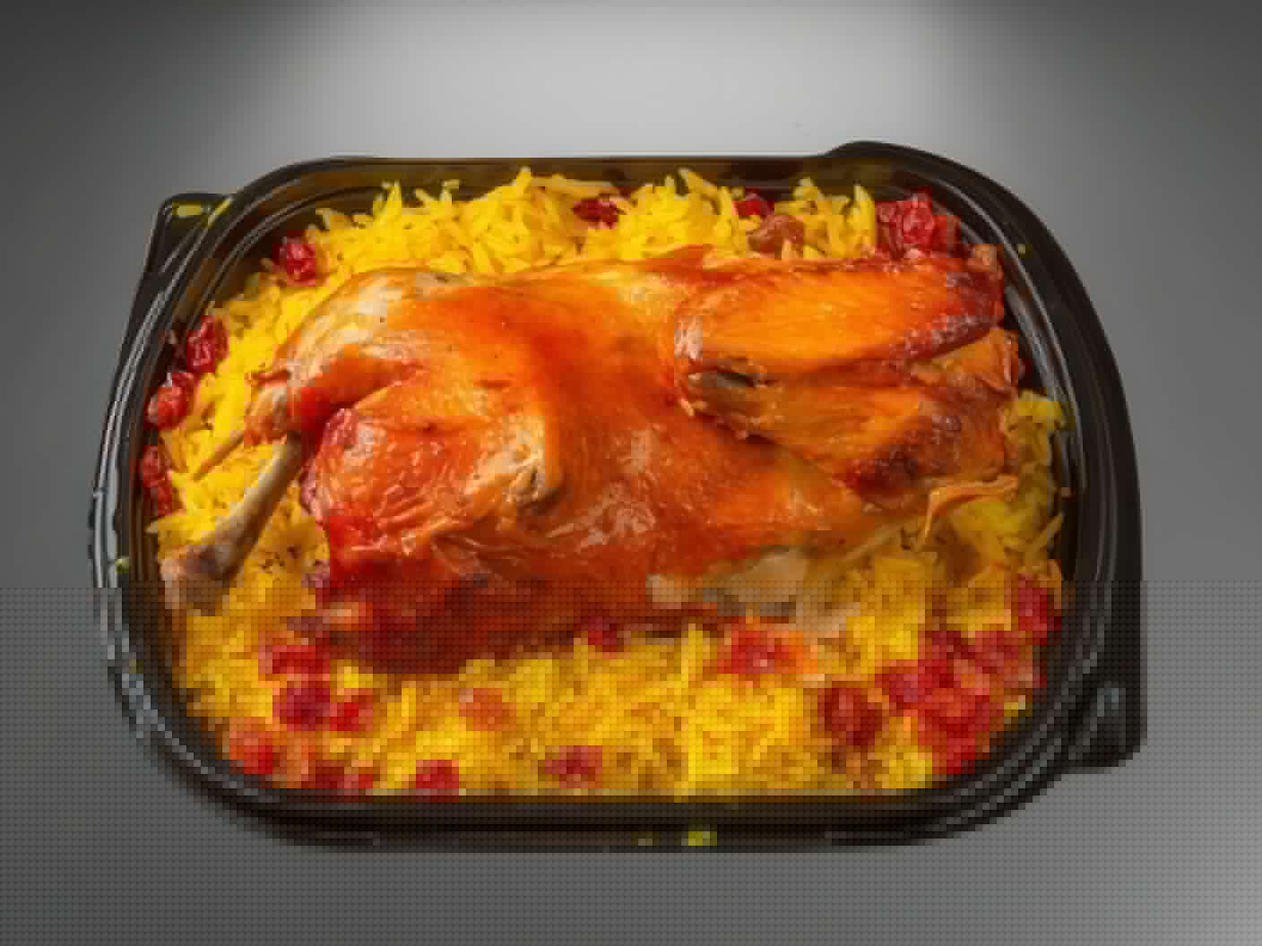 Half Mandi chicken with rice