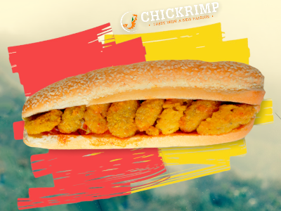 Sweet Chilly Coconut Shrimp Sandwich
