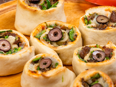 Chicken Ranch Pizza Roll