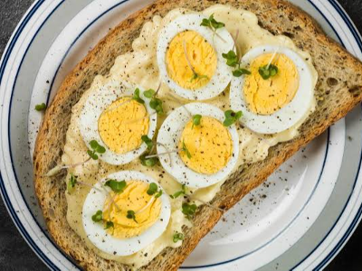 Boiled Eggs Sandwich