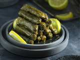 Grape Leaves With Pomegranate Molasses