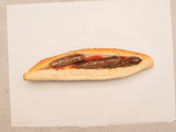 Grilled Oriental Sausage Sandwich