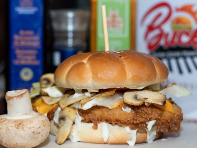 Mushroom Chicken Sandwich