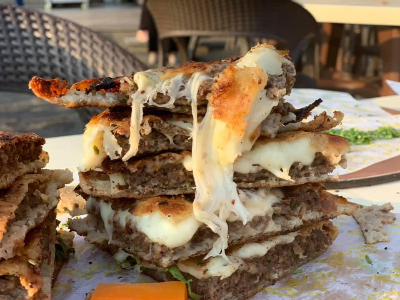 mozzarella cheese Hawawshi