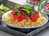 Pasta With Mix Liver And Kidney