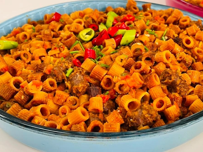 Oriental Sausage Pasta