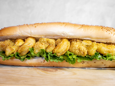 Saumon Fumé Shrimp Sandwich