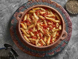Pasta With Minced Meat And Tomato Sauce