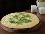 Manousheh with white cheese and mint
