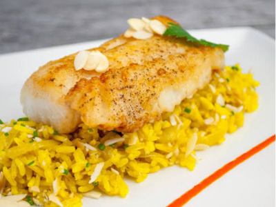 Large Rice With Fish Fillet