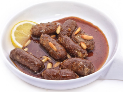 Oriental Sausage With Pomegranate Molasses