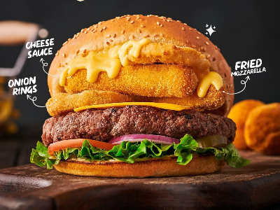 Cheese King Burger Sandwich