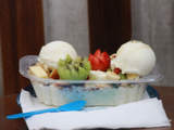 Rice Pudding With Ice Cream And Fruits