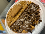 Waffle Nutella With Cream Lotus
