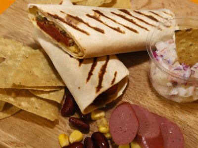 Buffalo Hot Dog Wrap