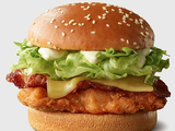 Chicken Burger With Cheese Sandwich