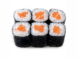 Fried Salmon Hoso Maki