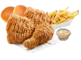2 Pieces Chicken And Strips Meal