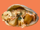 Fries With Roumi Cheese Sandwich