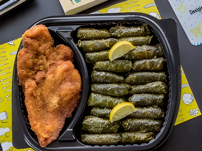 Chicken Pane And Mahshi Meal