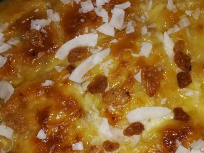 Raisin With Coconut Pie