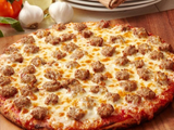 Oriental Sausage Pizza
