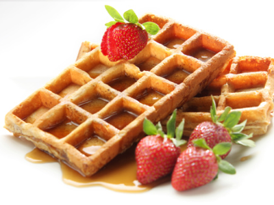 Strawberry Waffle Sandwich