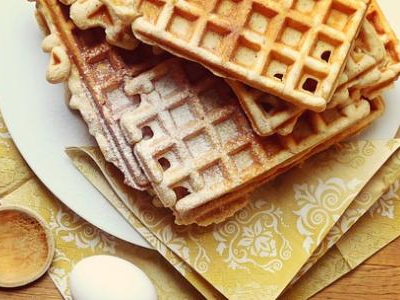 Caramel Waffle Sandwich
