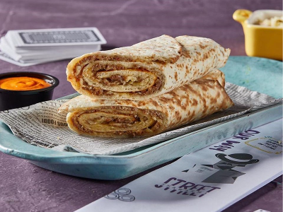 Oriental Sausage With Cheese Sandwich
