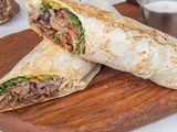 Angus Shawerma Roll Sandwich