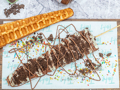 Nutella Chocolate Waffle Stick