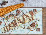 White Chocolate Waffle Stick