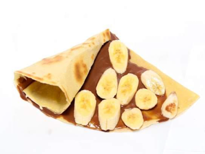 Chocolate Nutella And Banana Crepe - Large