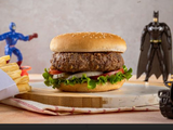 Beef Burger With Cheese Sandwich Kids Meal
