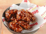 Crunchy Chicken Wings With BBQ Sauce - 6 Pieces