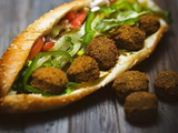 Falafel Sandwich Fino Bread