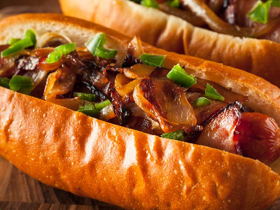 Oriental Sausage Sandwich