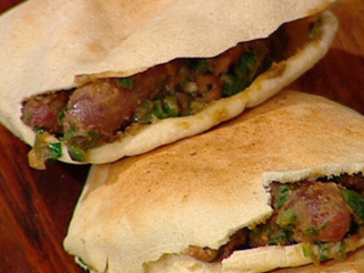 Oriental Sausage Sandwich
