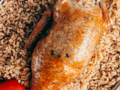 Stuffed Pigeon With Rice